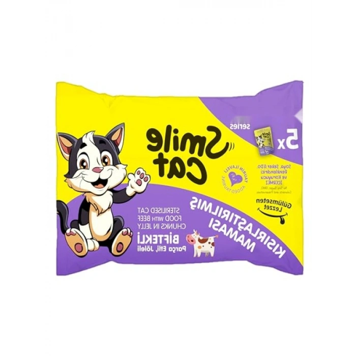 Kısır Kedi Biftekli Mama 425 g (5 x 85 g)