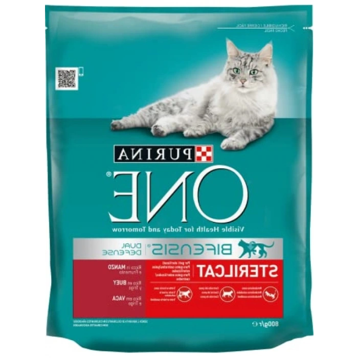 Kısır Kediler İçin Sığır Etli Kedi Maması 800 Gr