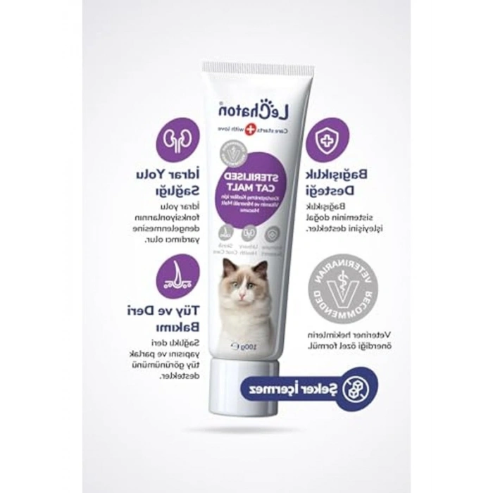 Kısır Kedilere Özel 100 gr Multivitaminli Malt Macun