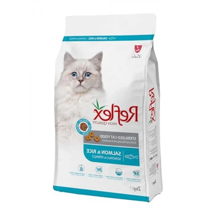 Kısırlaştırılmış Kedi Kuru Maması, Somon ve Pirinçli, 2 kg