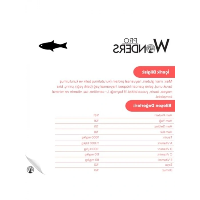 Kısırlaştırılmış Kediler İçin Dengeli Beslenme 15 KG