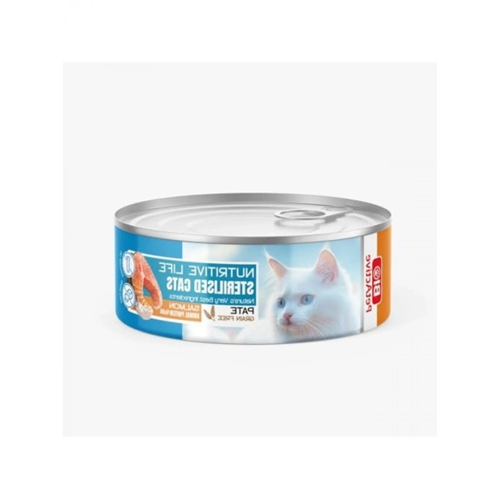 Kısırlaştırılmış Kediler İçin Somon Etli Ezme - 24 x 80 gr