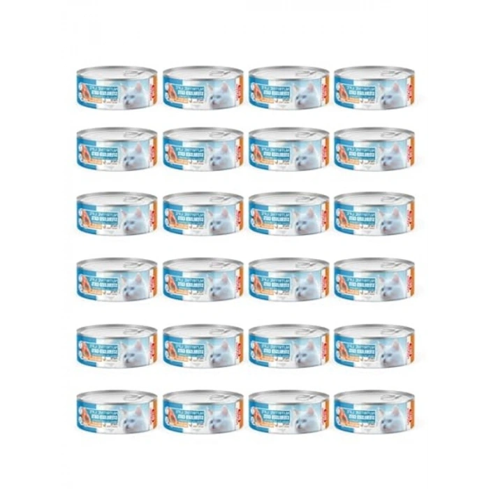 Kısırlaştırılmış Kediler İçin Somon Etli Ezme - 24 x 80 gr