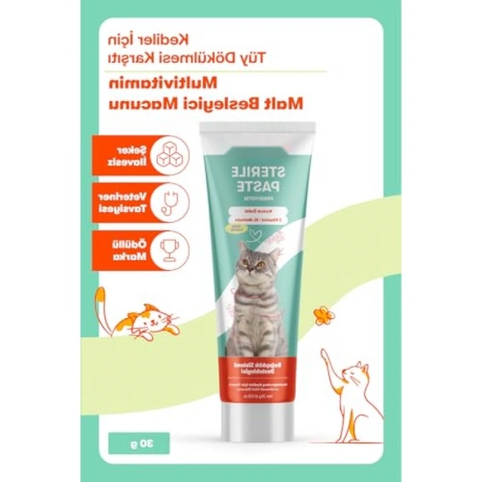 Kısırlaştırılmış Kedilere Özel Malt Macunu - 30 g