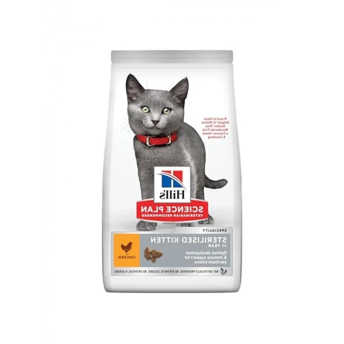 Kısırlaştırılmış Yavru Kedi Maması 10kg, Tavuklu Formül