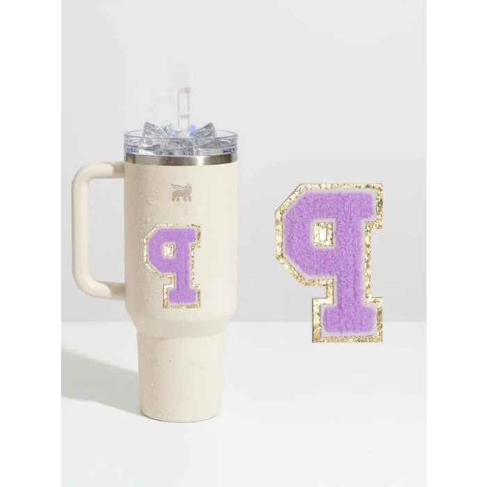 Kişiselleştirilebilir Premium Harf Sticker - Tekstil Kaplama Tasarım