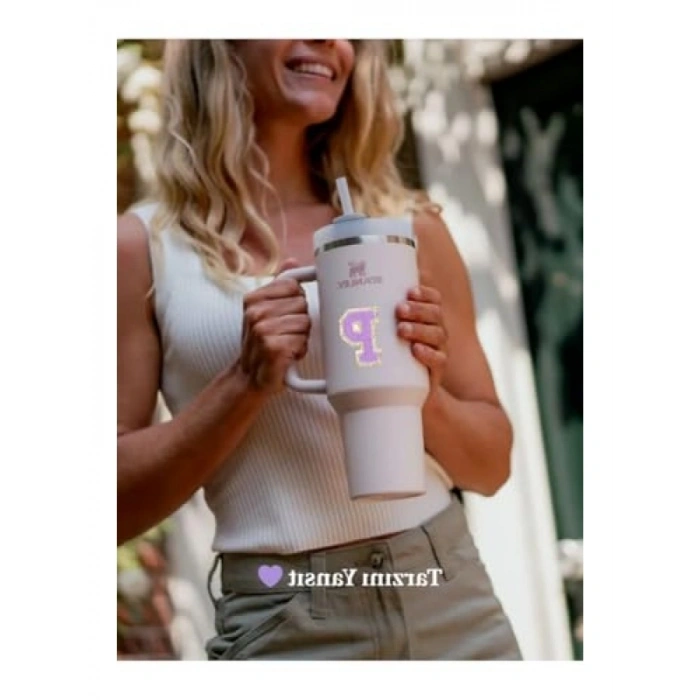 Kişiselleştirilebilir Premium Harf Sticker - Tekstil Kaplama Tasarım