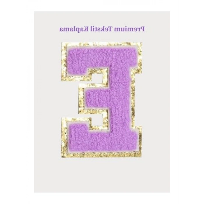 Kişiselleştirilmiş Tekstil Kaplama Harf Sticker Seti