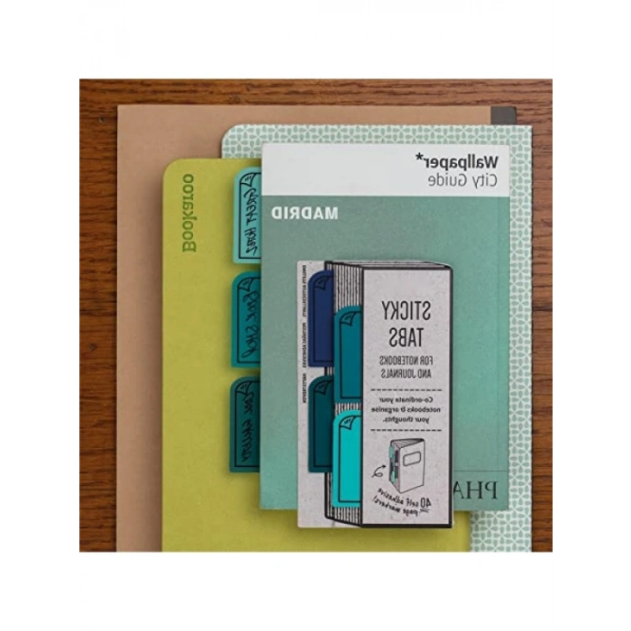 Kitap Ayracı ve Post-It Seti - Mavi