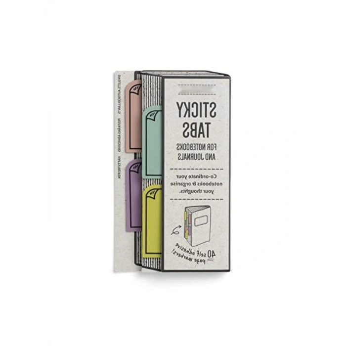 Kitap Ayracı ve Post-It Seti - Pastel Renkler