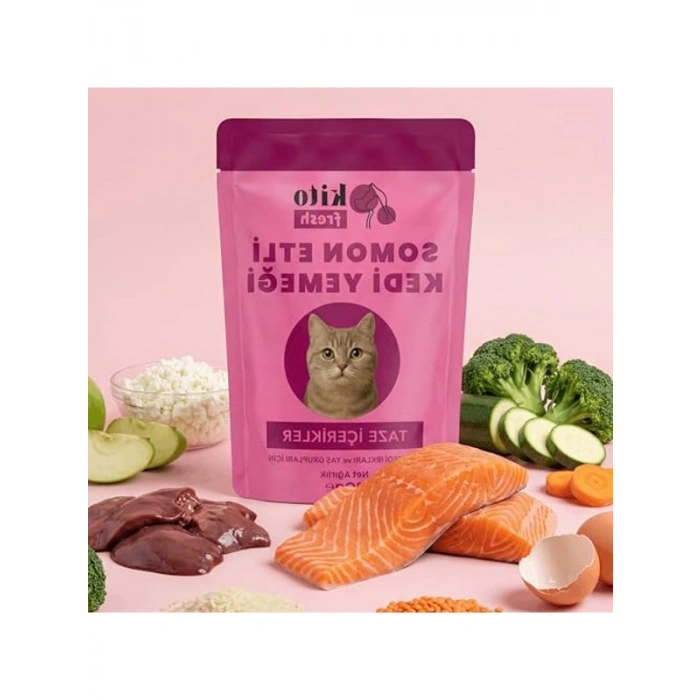 Kito Fresh Somonlu Kedi Yemeği 80 g