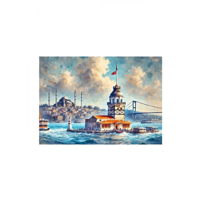 Kız Kulesi Temalı 1000 Parça Puzzle