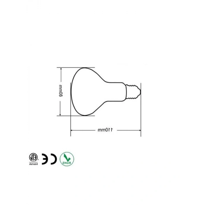 Kızılötesi Isıtıcı Lambalar, 100 Watt ile Sürüngenler için