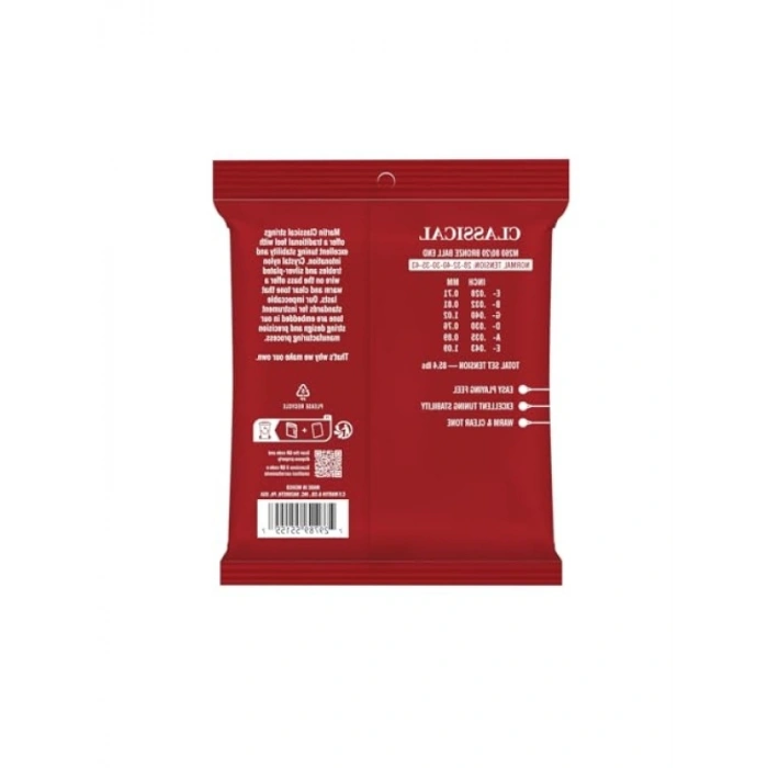 Klasik Gitar İçin Bronz Top Uçlu Naylon Teller