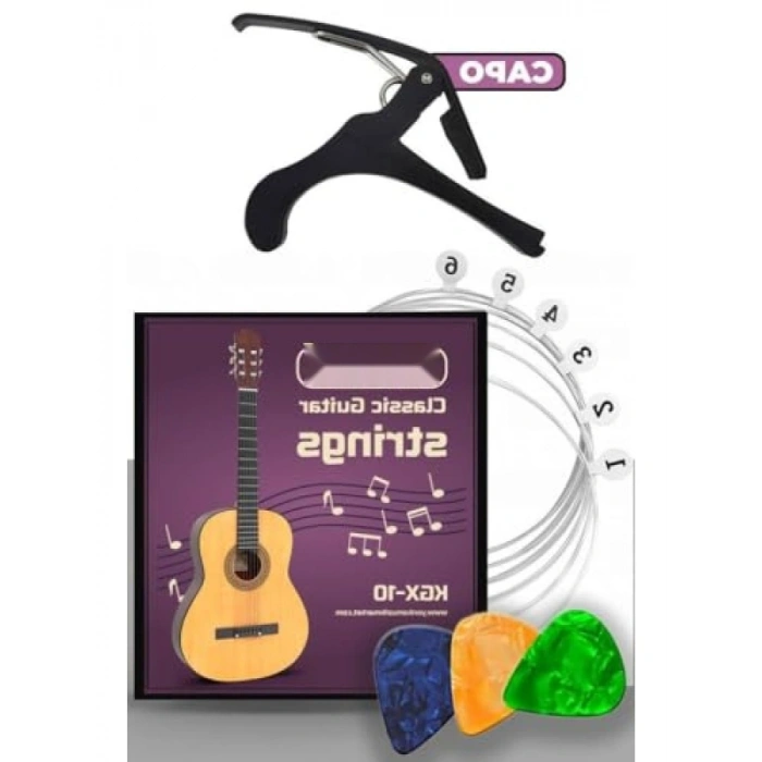 Klasik Gitar Teli Takımı ve Aksesuar Seti