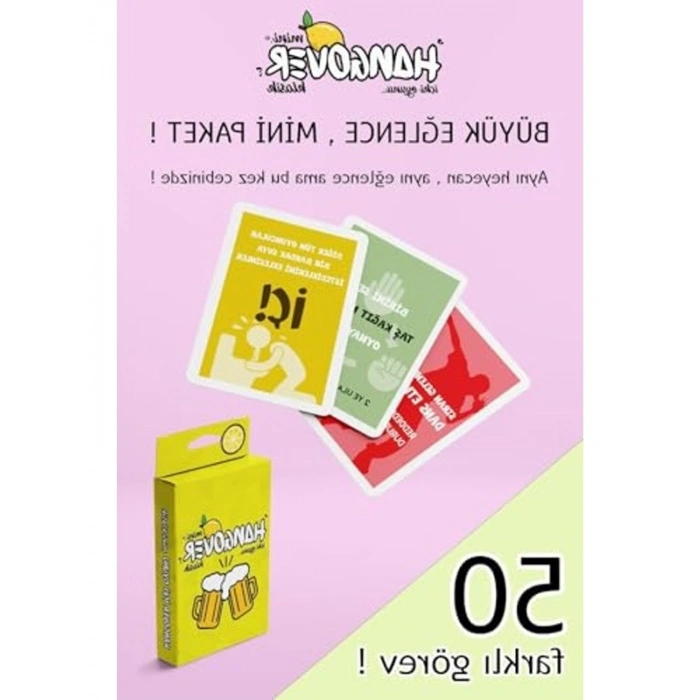 Klasik İçki Oyunu Mini Hangover, Eğlenceli Grup Aktivitesi