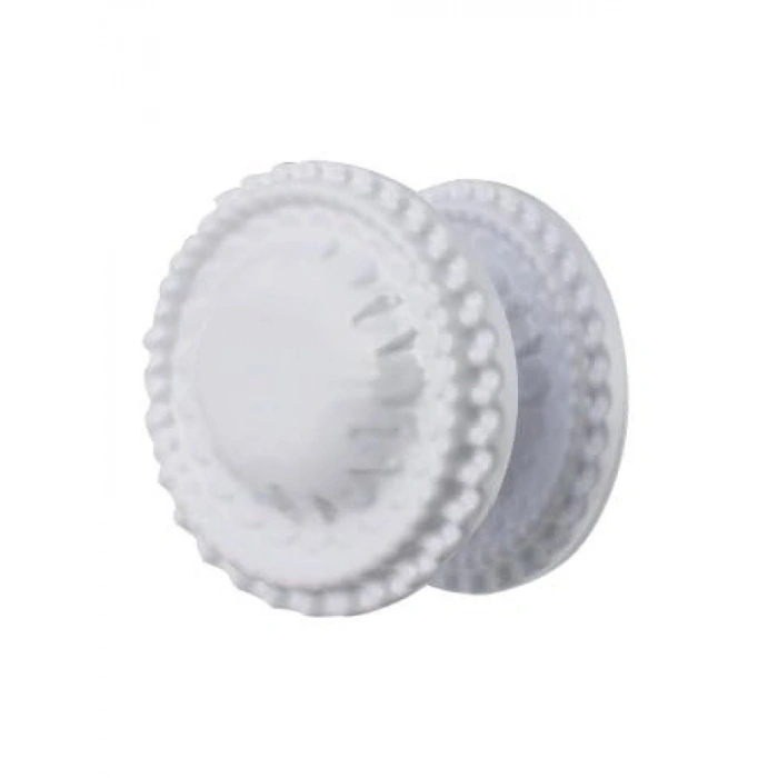 Klasik Metal Kapı Tokmağı - Boyalı Beyaz