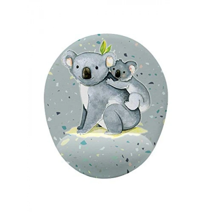 Koala ve Yavrusu Bilek Destekli Mouse Pad