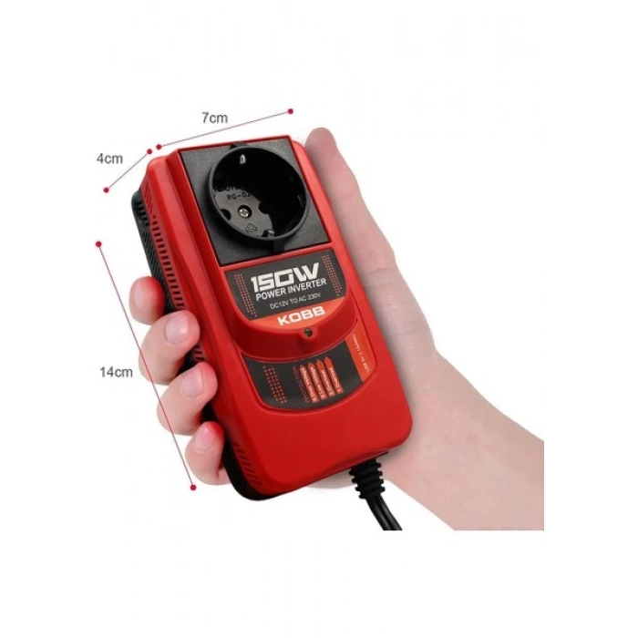 Kobb KBN150 12V/220V 150WATT Modifiye Sinüs Dönüştürücü Invertör