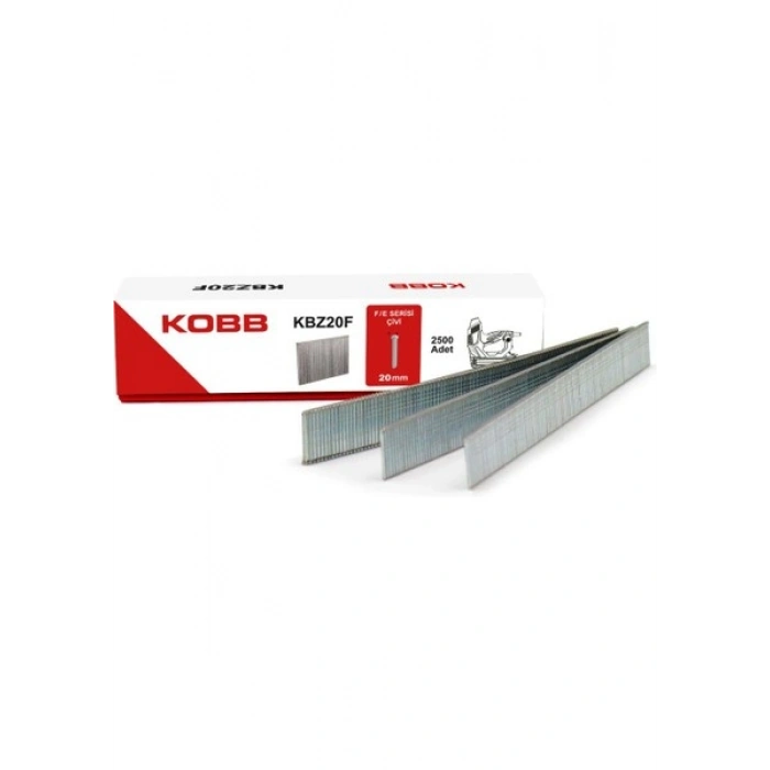Kobb KBZ20F 20MM 2500 Adet F/e/j/8 Serisi Ağır Hizmet Tipi Kesik Başlı Çivi