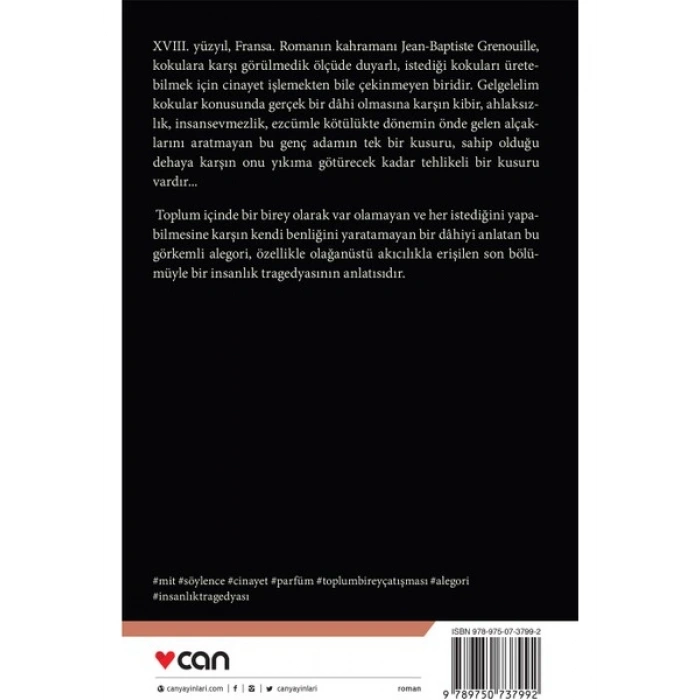 Koku - Patrick Süskind Ciltsiz Türkçe Edebiyat Romanı