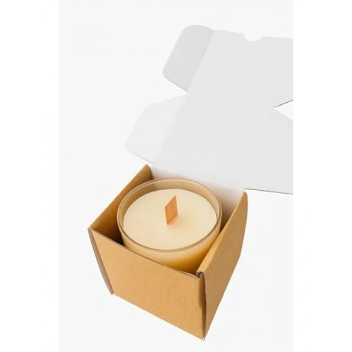 Kokulu Ahşap Fitil Doğal Mum - 280 ml - Hediyelik