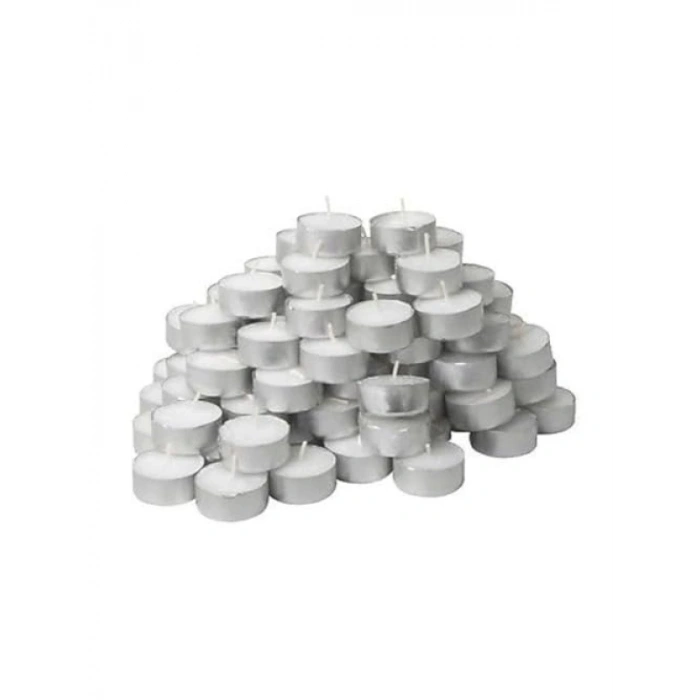 Kokusuz 100 Adet Tealight Mum (Ev Tatil Parti Dekoru)