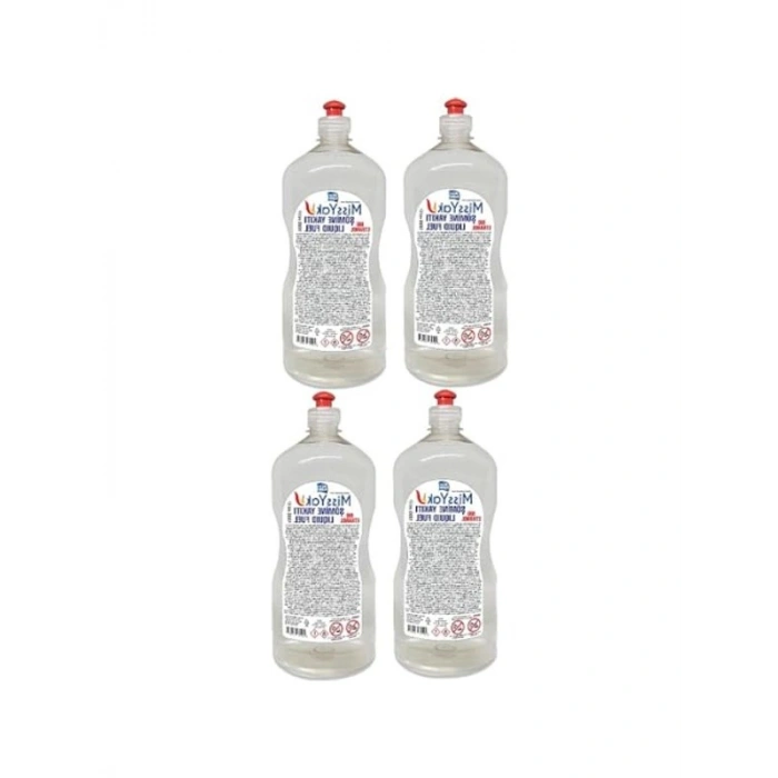 Kokusuz BioEtanol Şömine Yakıtı, 1 Litre x 4 Adet