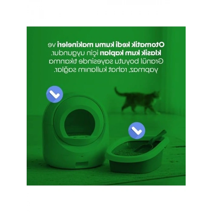 Kokusuz Topaklanan Kedi Kumu; 2x10kg Paket