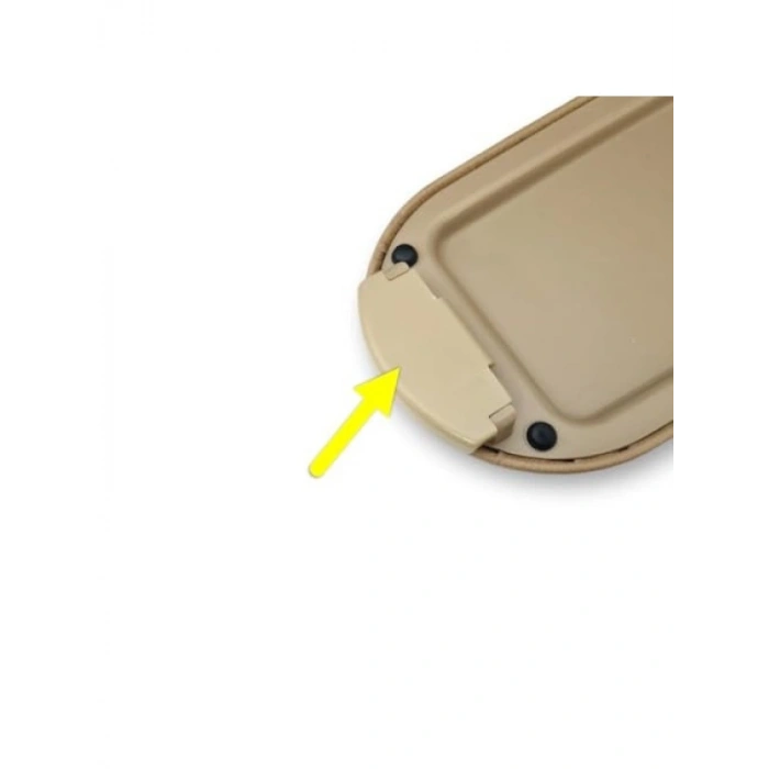 Kol Dayama Kolçak Kapak Mandalı - Bej Renk