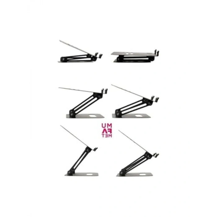 Kolay Ayarlanır Katlanabilir Laptop Standı, Metal