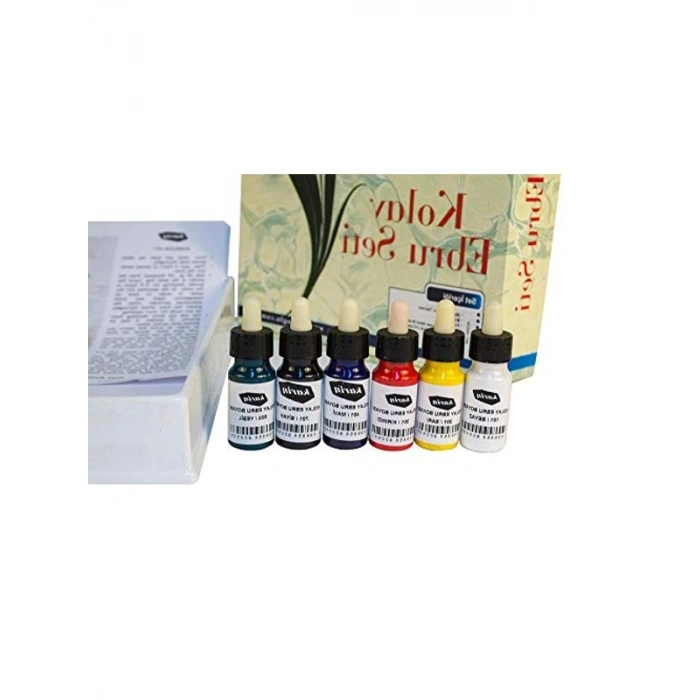 Kolay Ebru Başlangıç Seti (Toz Kitre) 25X35 Cm