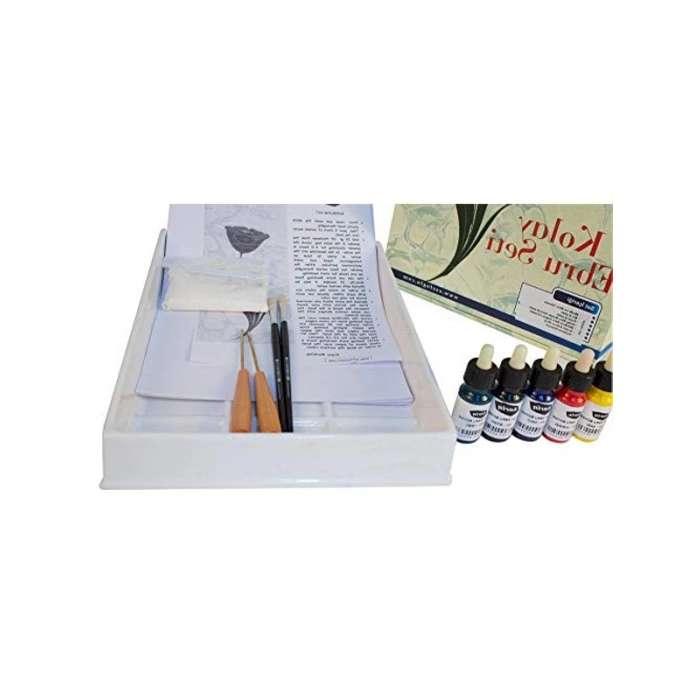 Kolay Ebru Başlangıç Seti (Toz Kitre) 25X35 Cm