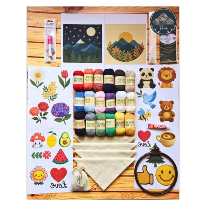 Kolay Kullanımlı Punch Seti, Kumaş ile Uyumlu