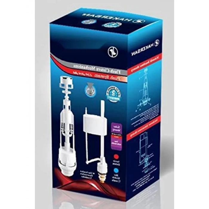 Kolay Kurulumlu Klozet İç Rezervuar Takımı, Tek Ebat