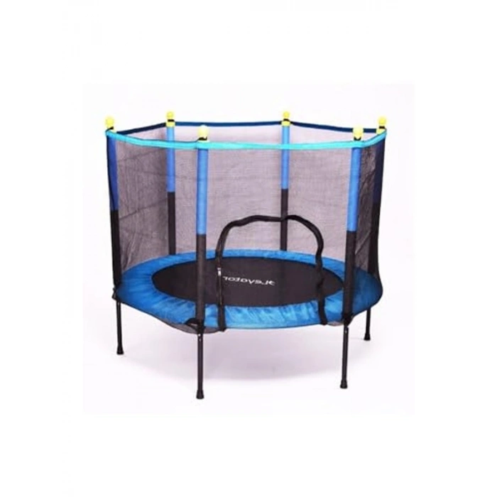 Kolay Kurulumlu Trambolin, 120 cm Çap Mavi Renk