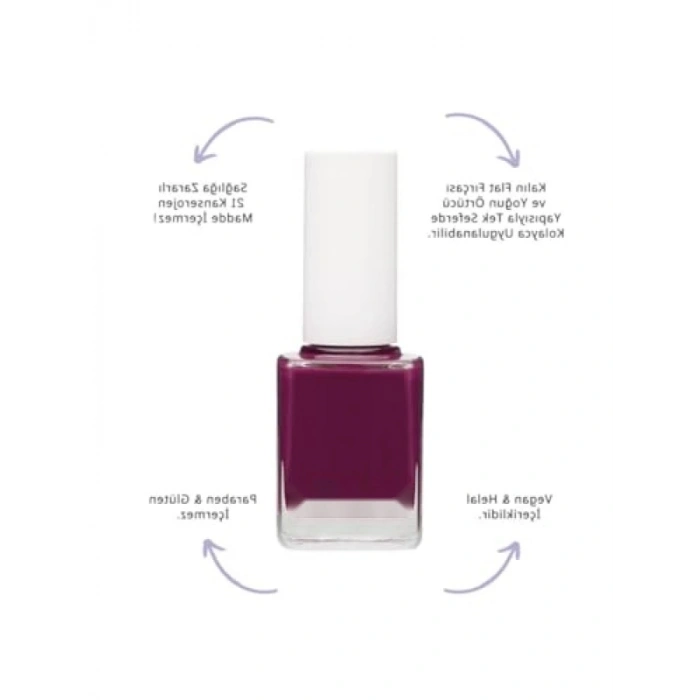 Kolay Uygulama Sağlayan Flat Fırça ile Oje