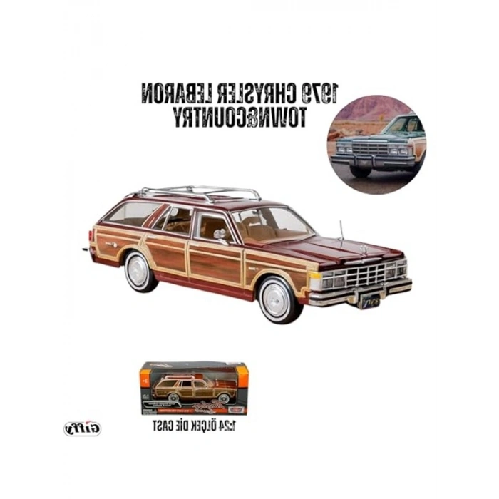 Koleksiyonluk 1:24 Ölçekli Metal Araba Modeli - Klasik Tasarım ve Kutulu