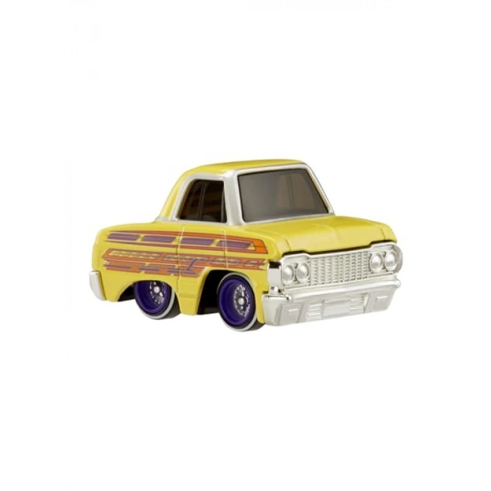 Koleksiyonluk Sarı Lowrider Araba - 1964 Chevy Impala