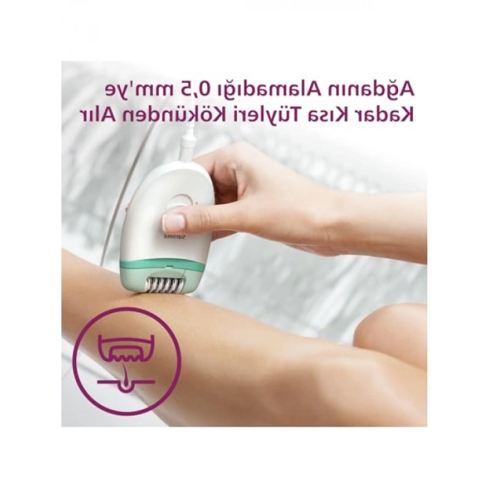 Kompakt Kablolu Epilatör, 2 Hız Ayarı