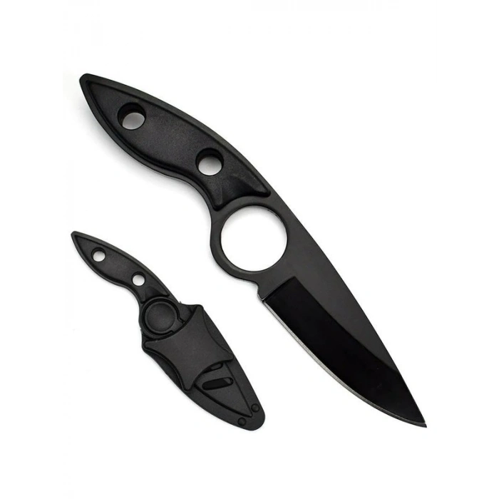 Kompakt Paslanmaz Çelik Outdoor Kamp Bıçağı, 17.5 cm Boy ve Kullanışlı Tasarım