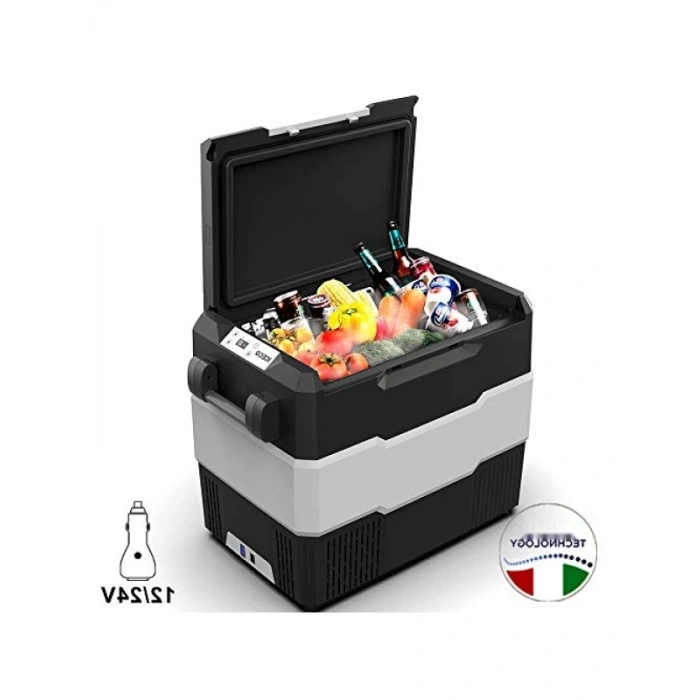 Kompresörlü Oto Buzdolabı - 56 Litre, 12/24 Volt Kullanım