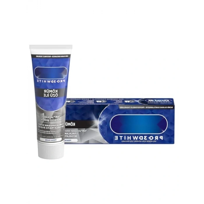 Kömür Özlü Diş Macunu - Beyazlatma Etkili, 75 ml