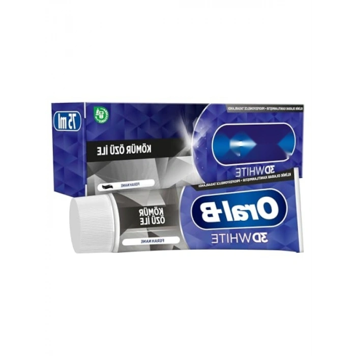 Kömür Özlü Diş Macunu - Beyazlatma Etkili, 75 ml