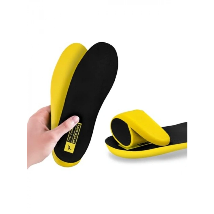 Konforlu Yumuşak Tabanlık - Siyah-Sarı