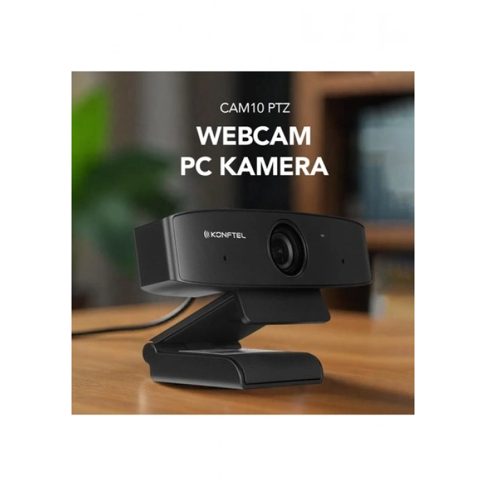 Konftel CAM10 PTZ 1080P Full HD Usb Autofokus 4x Dijital Yakınlaştırmalı Çift Mikrofonlu Webcam Pc Kamera