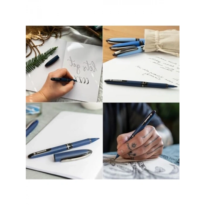 Konik Uçlu 0.6 mm Roller Kalem, 4 Adet