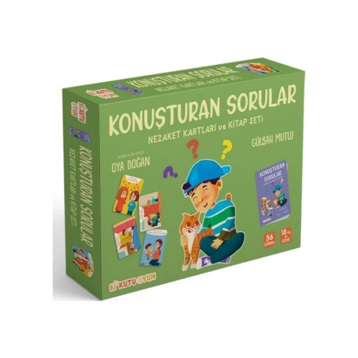 Konuşturan Sorular - Nezaket Kartları ve Kitap Seti - Gülşah Mutlu