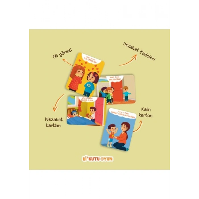 Konuşturan Sorular - Nezaket Kartları ve Kitap Seti - Gülşah Mutlu