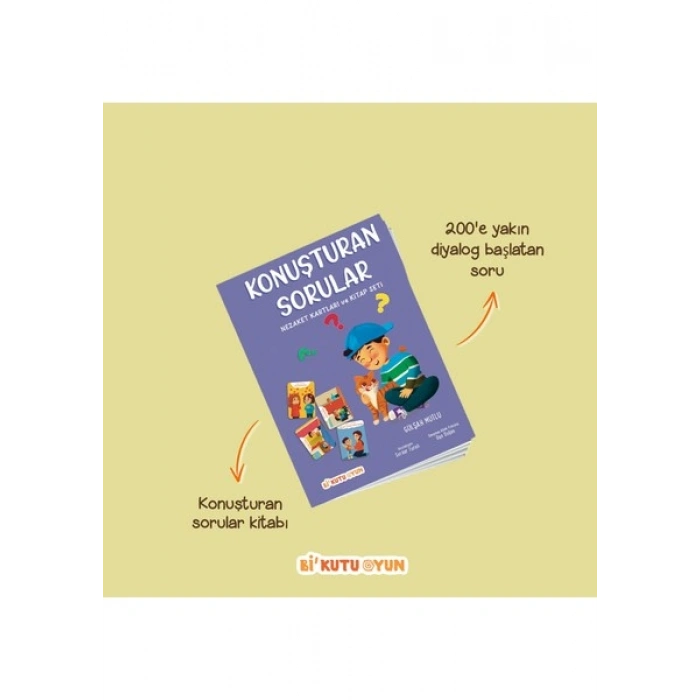 Konuşturan Sorular - Nezaket Kartları ve Kitap Seti - Gülşah Mutlu